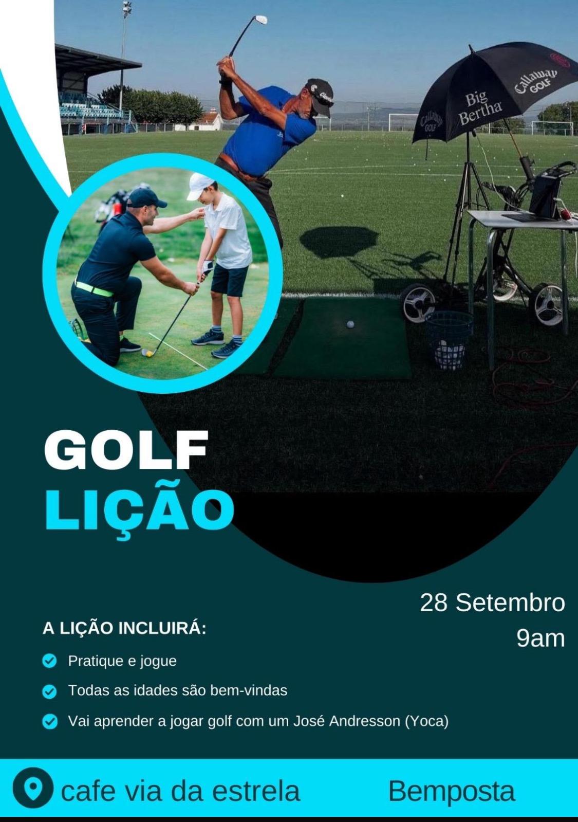 Lição de Golfe na Bemposta – Domingo, 28 de Setembro